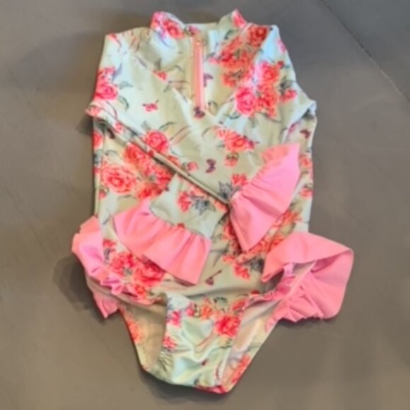 Mia Belle Girls One Piece swimsuit - Picture 2 of 5